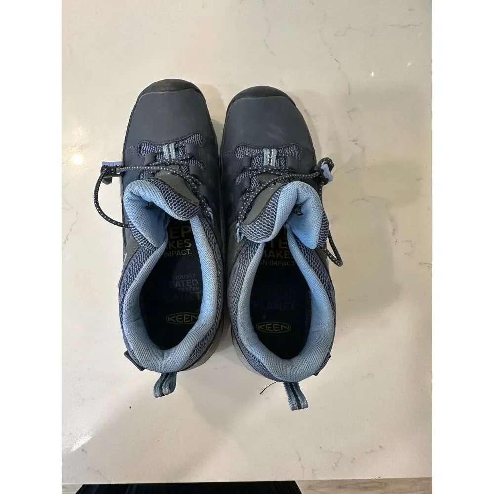 Keen Targhee Low Waterproof Youth's Hiking Shoes Blue 1022922 Size 4